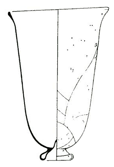 bell beaker with foot