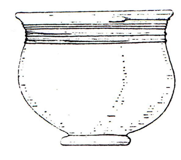 bell beaker with foot