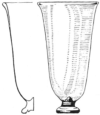 bell beaker with foot
